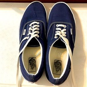 Men’s Vans, EUC, navy, size 10.5